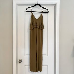 Urban Outfitters Silence and Noise olive green jumpsuit size XS.